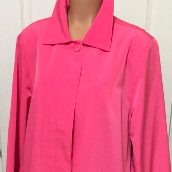 Avenue Vintage Women’s Pink Rain Coat☔️ NWOT - Picture 4 of 11